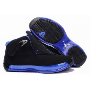 acheter jordan 18 noir bleu