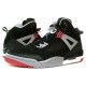 Basket Jordan Spizike noire rouge ciment