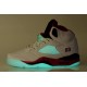 Nike Jordan 5 glow blanc rouge noir