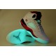 Nike Jordan 5 glow blanc rouge noir