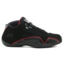 Air Jordan XXI basse noir métallisé argnet varsity rouge