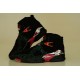 Air Jordan 8 retro daim noir et rouge