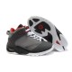 Jordan Femme New school Anthracite grise rouge noir