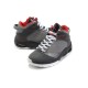 Jordan Femme New school Anthracite grise rouge noir