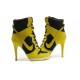 nike talon haut noir jaune