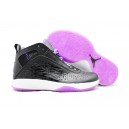 Jordans fille 2011 noire et violet