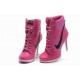 talon nike femme haut rose noir