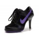 nike talon noir violet daim et cuir