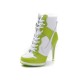 bottine nike talon vert blanc