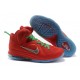 vente de lebron 9 rouge gris vert