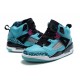 Chaussures Jordan spizike enfant vert noir rose