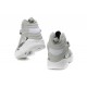 Jordan air 8 pour enfant gris blanc noir