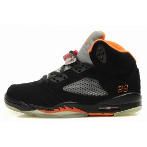 air jordan 5 pour fille noir orange