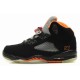 air jordan 5 pour fille noir orange