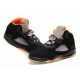 air jordan 5 pour fille noir orange