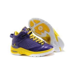 jordan pour enfant fille new school violet jaune