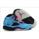 jordan femme retro 5 bleu noir rose