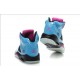 jordan femme retro 5 bleu noir rose