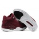 Air Jordan Retro 3 rouge blanc en daim