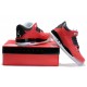 Jordan 3 daim rouge noir