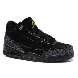 Air Jordan retro 3 noir maize suède