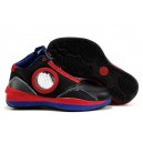 chaussure Jordan 2010 noir rouge bleu