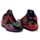 chaussure Jordan 2010 noir rouge bleu