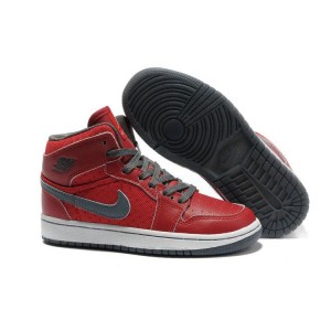 Air Jordan femme 1 Phat rouge grise