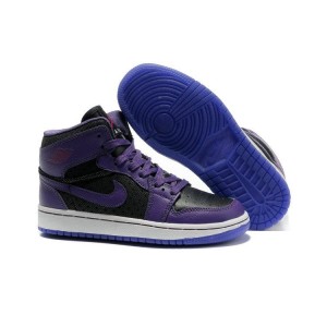 Air Jordan femme 1 retro Phat noir violet