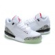 Air Jordan 3 Retro blanc ciment rouge lumineuse