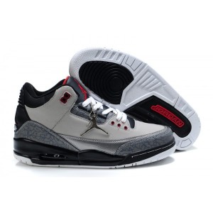 Jordan Retro 3 Stealth Graphite clair argent