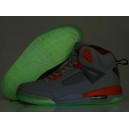 Air Jordan 3.5 retro lumiere grise clair orange