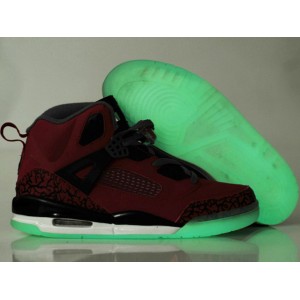 Air Jordan spizike lumiere rouge noir