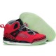 Air Jordan spizike lumiere rouge noir