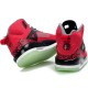 Air Jordan spizike lumiere rouge noir