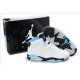 Jordan 6 neuf blanc noir bleu