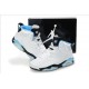 Jordan 6 neuf blanc noir bleu