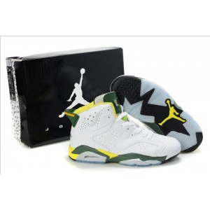 Jordan 6 blanc maize vert