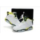 Jordan 6 blanc maize vert