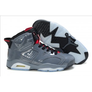 Jordan 6 gris rouge vernis