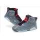 Jordan 6 gris rouge vernis