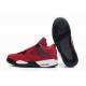 Air Jordan retro 4 rouge foncé noir blanc