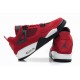 Air Jordan retro 4 rouge foncé noir blanc