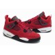 Air Jordan retro 4 rouge foncé noir blanc