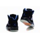 Jordan 5 noir orange bleu en daim