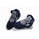 Air Jordan 5 retro en daim marine bleu argent