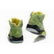 Air Jordan 5 vert noir maize en daim