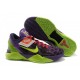 chaussure de basket de kobe bryant cheetah violet noir vert