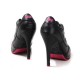 nike à talons femme noir rose