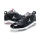 Chaussures jordan melo m8 noir blanc rouge